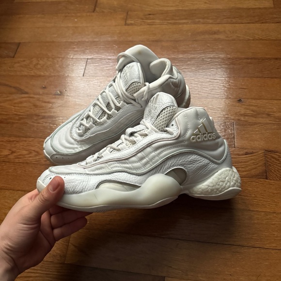 Adidas Originals 98 x Crazy BYW Cloud White Shoes - Picture 4 of 11